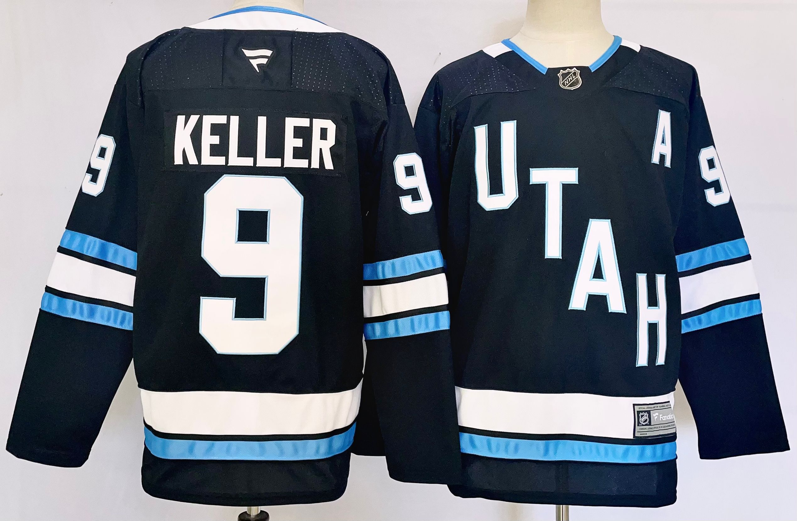 Men Utah Hockey Club 9 Keller Black 2025 Home Premier Player NHL Jersey